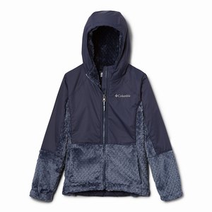 Columbia Fire Side™ Sherpa Hybrid Full Zip Jacka Flickor Marinblå (IDYZN3261)